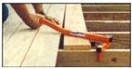 BoWrench Decking Tool straightens warped decking boards.